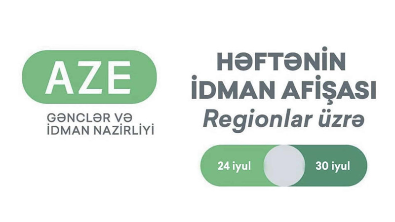 Şimal: həftəlik idman tədbirlərinin afişası açıqlanıb