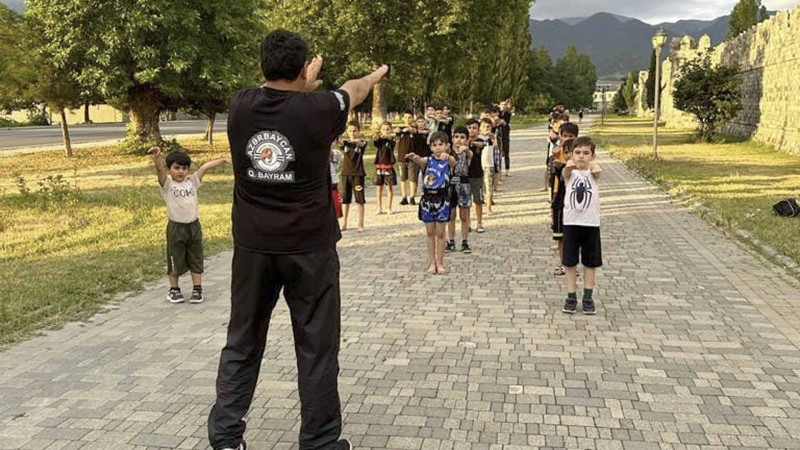 İsmayıllı: kikboksinq üzrə nümunəvi çıxışlar edilib