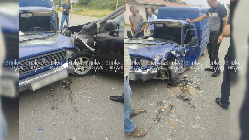 Qubada “Lada” və “Nissan” toqquşub