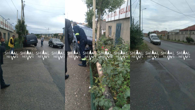 Quba: qəfil dönən avtomobil qəzaya səbəb olub