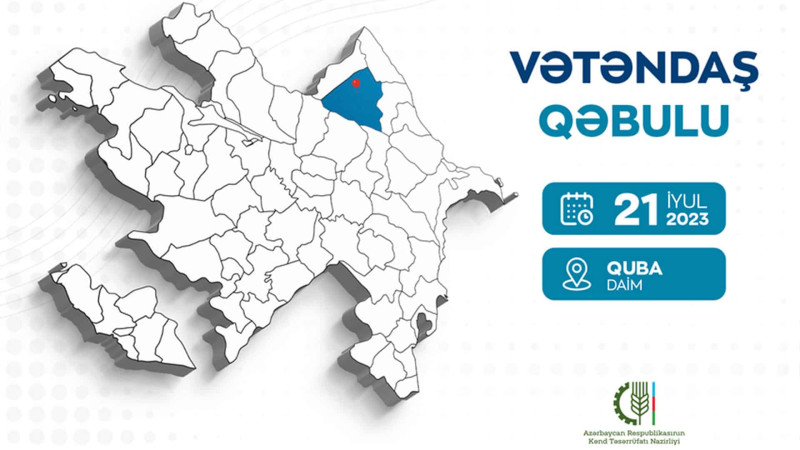 Kənd Təsərrüfatı Nazirliyi: Quba və Qusar sakinləri ilə görüş keçiriləcək