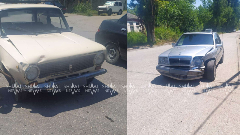 Quba: “Mercedes” “VAZ”a çarpılıb