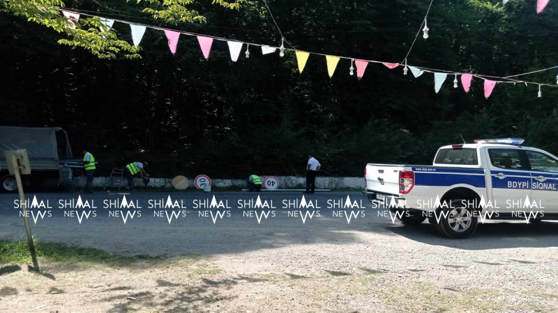 Quba-Qəçrəş yolunda yeni nişanlar qurulur