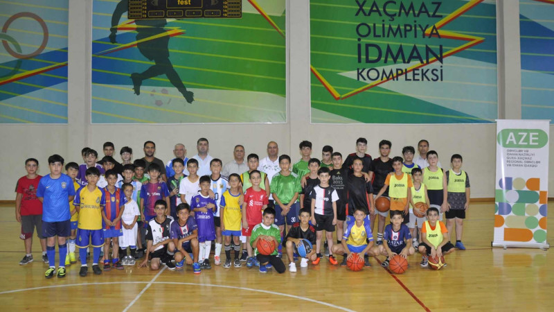Xaçmazda “Basketbol hamı üçün” adlı idman tədbiri baş tutub