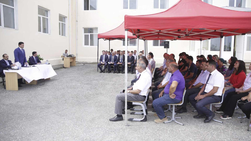 Xaçmaz: suvarma suyu ilə təchizatın yaxşılaşdırılması məsələsi qaldırılıb