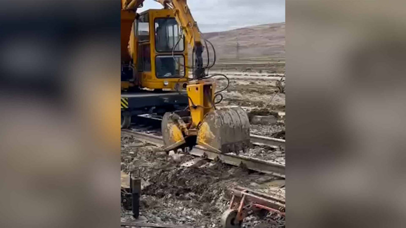 Şimal: dəmir yollarında maneələr qaldırılıb