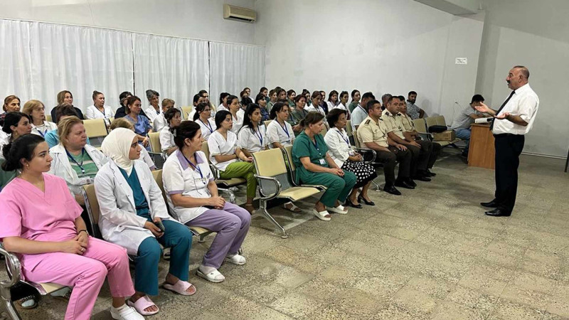 Şimal bölgələrində yanğına qarşı təlim keçirilib