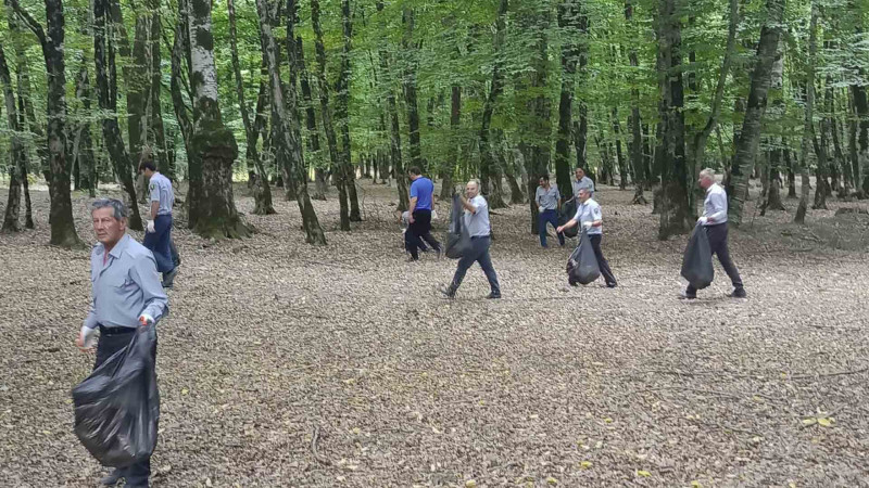 İsmayıllıda təmizlik aksiyası keçirilib