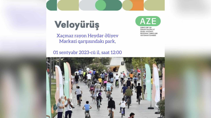 Xaçmazda veloyürüş baş tutacaq