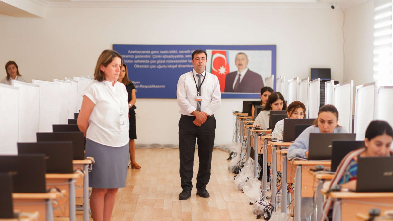 Xaçmaz: sertifikasiya imtahanının birinci sessiyası keçirilib