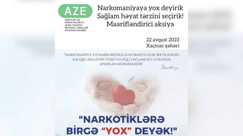Gİİ: Xaçmazda maarifləndirici aksiya təşkil ediləcək
