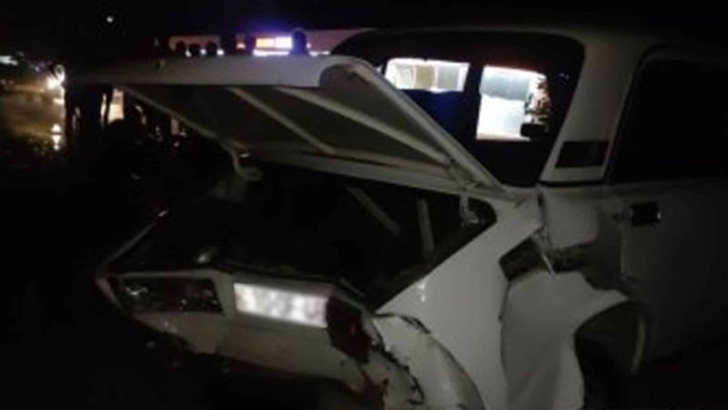 Quba: “Kia Rio” qarşıda gedən “VAZ”a çarpılıb