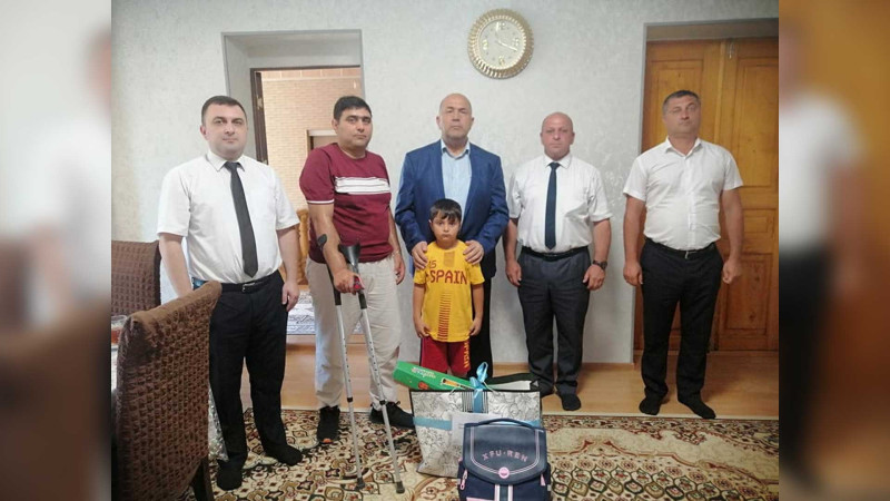 Xaçmazda Vətən müharibəsi qazisi Çingiz Vəchiyev ziyarət olunub