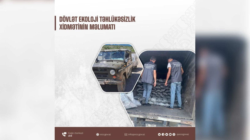 İsmayıllı: 250 kisə ağac kömürü saxlanılıb