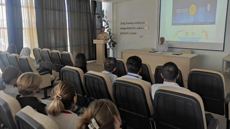 Quba: təlimdə yanğınsöndürmə vasitələrindən istifadə qaydaları izah edilib