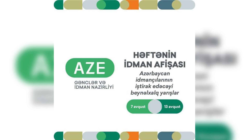 Şimal: cari həftənin idman tədbirlərinin afişası açıqlanıb