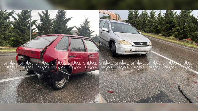 Xaçmaz: 2 avtomobilin iştirakı ilə qəza baş verib