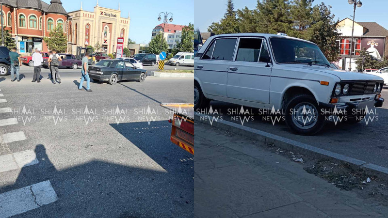 Quba: “Xalq Bank”ın qarşısında  qəza baş verib