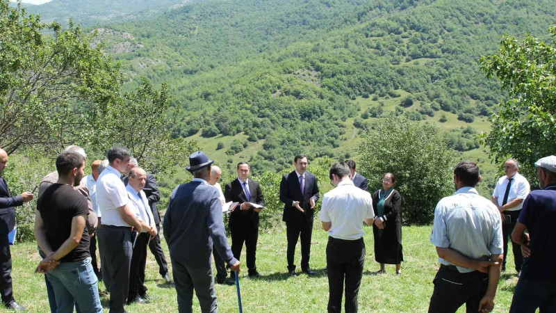 İsmayıllı RİH: Müdrisə kəndində qəbul baş tutub