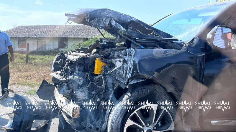 Quba-Xaçmaz yolu: “Toyota” və yük avtomobili toqquşub