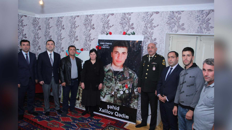 İsmayıllıda şəhid Qədim Xəlilovun anım günü keçirilib