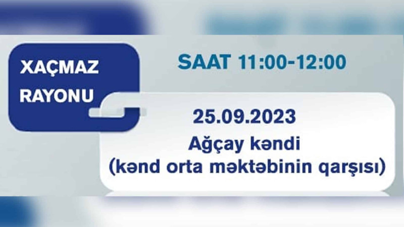 “Azəriqaz” Xaçmazda vətəndaşlarla görüşəcək