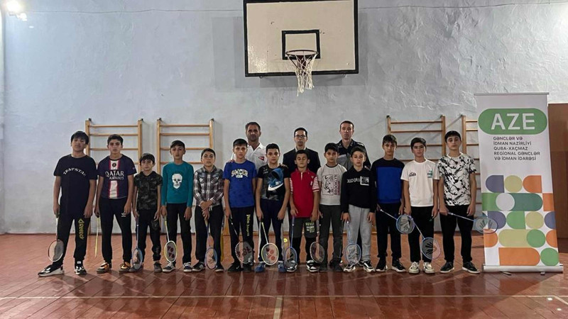 Quba: badminton üzrə nümunəvi çıxışlar keçirilib