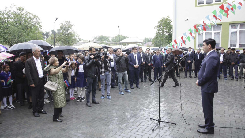 Xaçmaz: bərpa edilən məktəbin açılış mərasimi baş tutub