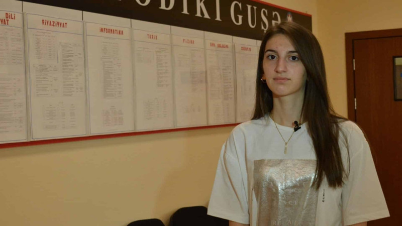 Xaçmazlı qız qəbul imtahanlarında 648.2 bal toplayıb