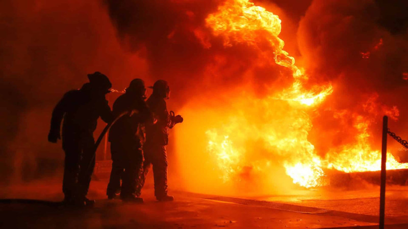 İsmayıllı: Xanagahda kafe yanıb