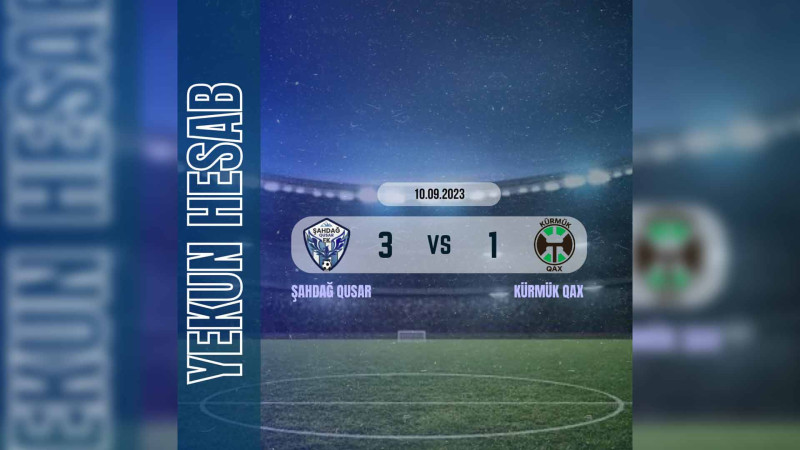Futbol: “Şahdağ Qusar” FK qələbə ilə qayıdıb