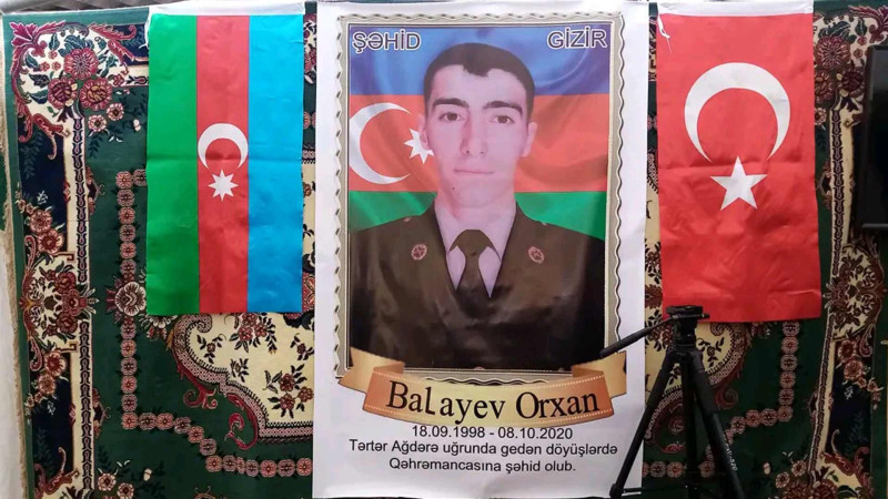 Qubada şəhid Orxan Balayevin xatirəsinə ehsan süfrəsi veriləcək