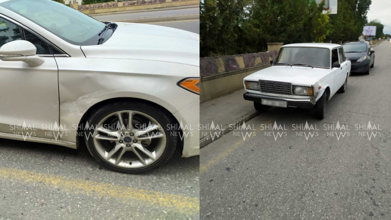 Qubada “Ford” “VAZ”la toqquşub