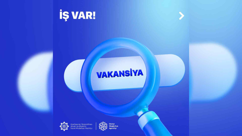 DMA: İsmayıllıda vakansiya var