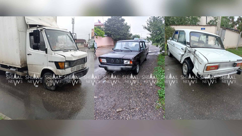 Qubada avtomobil durduğu yerdə əzilib