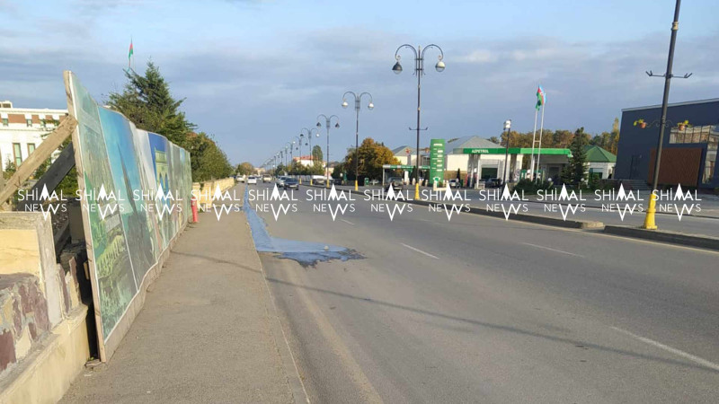 Quba: “Azərsu”nun qarşısında çirkab axır