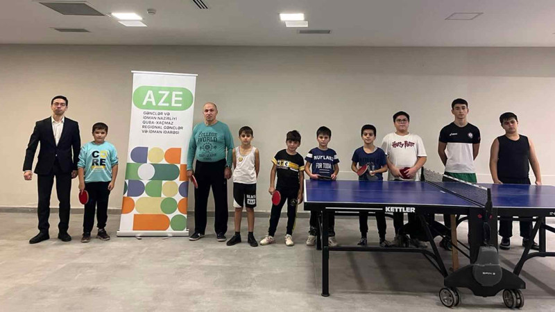 Gİİ: Qubada stolüstü tennis üzrə ustad dərsləri keçirilib