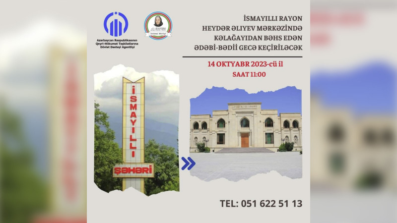 İsmayıllı: Kəlağayı əlvan qıyqacı kitabının təqdimatı keçiriləcək