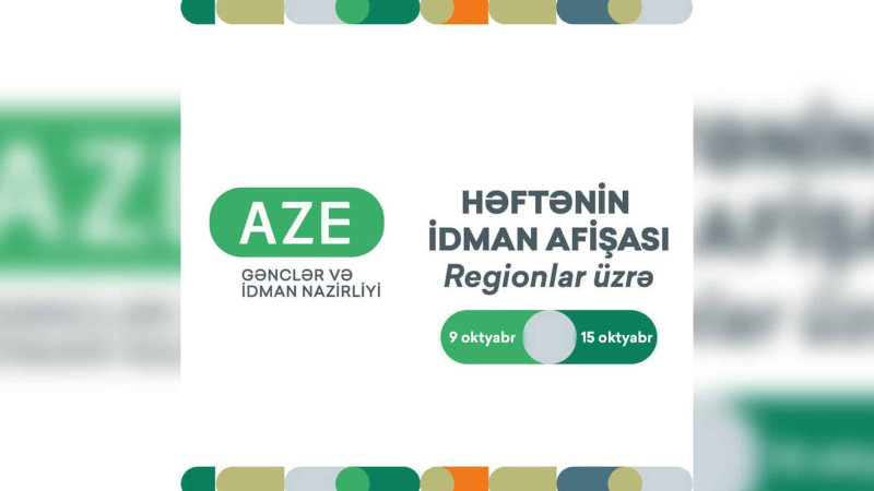 Şimal: cari həftənin idman afişası açıqlanıb