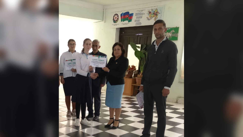 İsmayıllı: həndbolçulara fəxri fərmanlar təqdim edilib