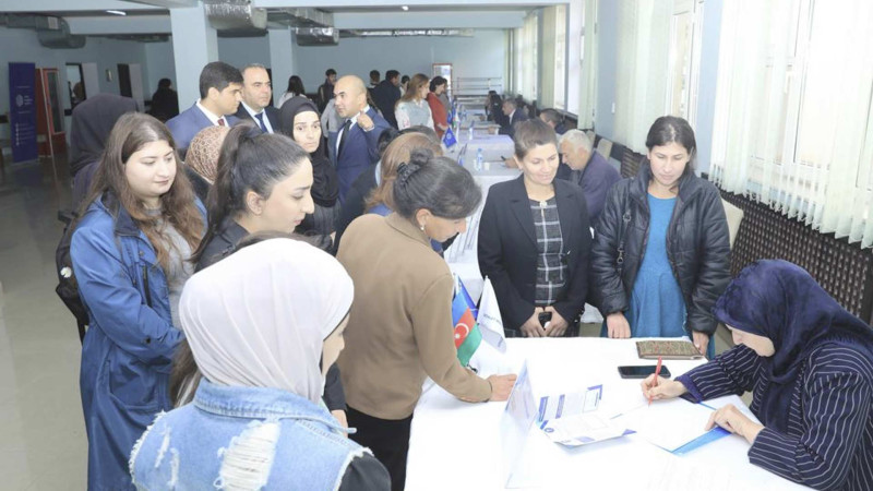 İsmayıllıda əmək yarmarkası keçirilib