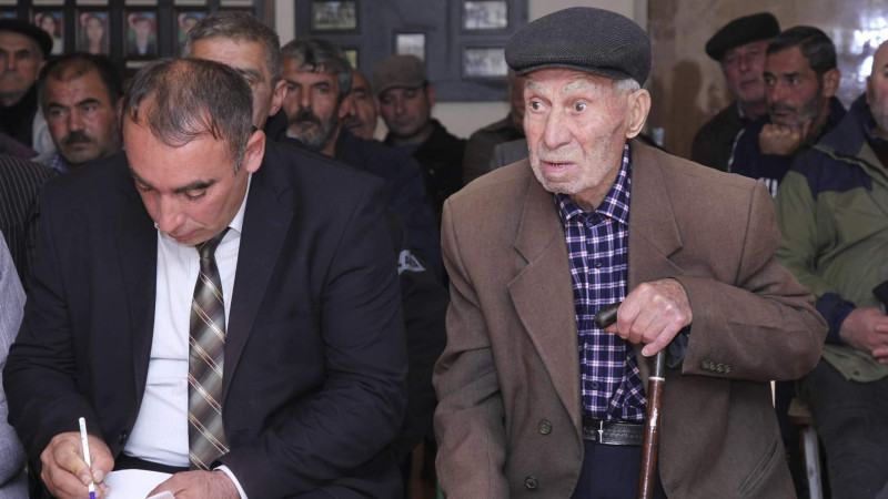 Nahid Bağırov Çayqovuşan kəndində sakinlərlə görüşüb