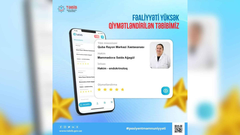 Quba: həkim xəstələrinin məmnunluğunu qazanıb