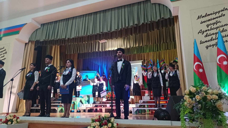 Qusar: “Böyük ömrün dastanı” tamaşası təqdim edilib