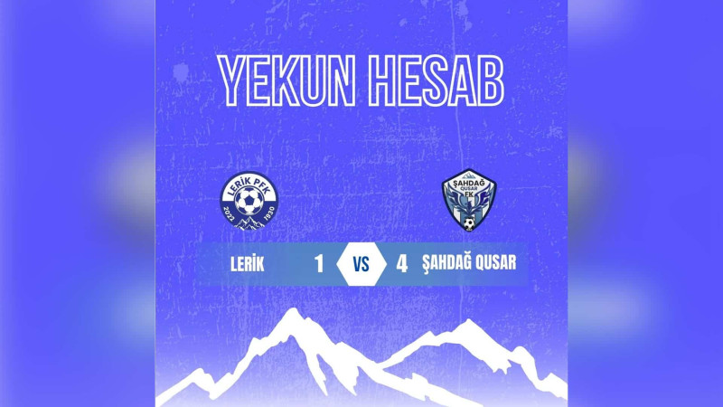 Futbol: “Şahdağ Qusar” qələbə ilə qayıdır