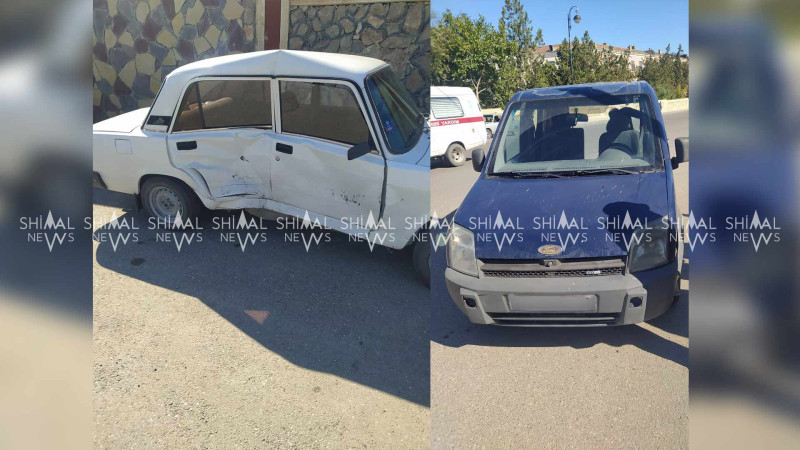 Quba: Heydər Əliyev prospektində qəza baş verib