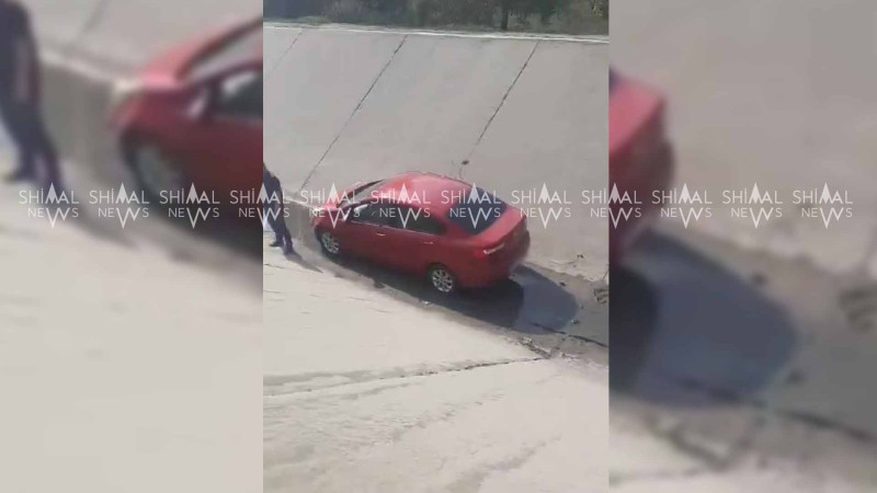 Xaçmazda növbəti avtomobil su kanalına düşüb – VİDEO
