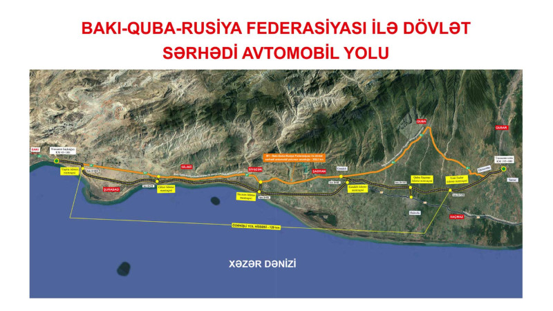 Ödənişli avtomobil yolunda ödəmə məntəqələri və qiymət cədvəli açıqlanıb