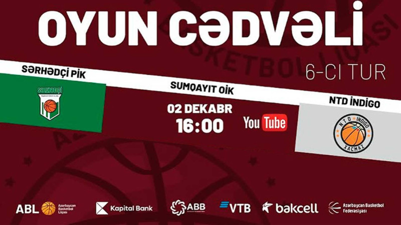 Basketbol: Xaçmazın komandası “Sərhədçi” ilə qarşılaşacaq