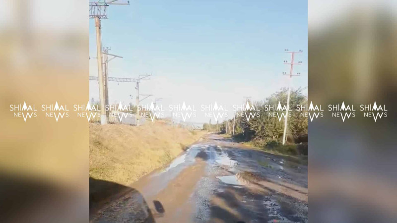 Yalama-Xanoba yolunda çuxurların dərinliyi 1 metrə çatır